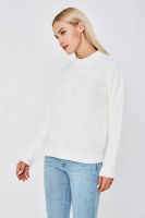 Deep V Wool Jumper Pullover Sweater For Women