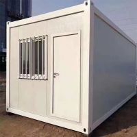 Cheap Low Cost 20ft Flat Pack Prefab Container Home Worker Camp Hotel Dormitory Restaurant Apartment Container House