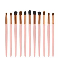 Eye Makeup Brushes,11pcs Eyeshadow Brushes Rose Gold Makeup Brushes Set with Soft Synthetic Hairs