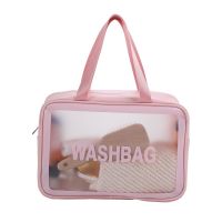 Clear PVC Transparent Waterproof Travel Toiletry Makeup Cosmetic Bag with Zipper