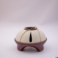 Ceramic Aromatherapy Burner UFO Brown
