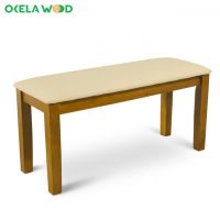 Experience the Best of Both Worlds with Our Contemporary and Rustic Rubber Wood Benches