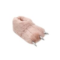 Winter Warm Soft Women Shoes Paw Funny Animal Christmas Monster Bear Claw Plush Home Indoor Slippers