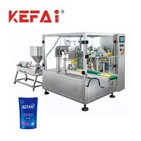 KEFAI Automatic Rotary Laundry Liquid Detergent Doypack Filling Packing Machine