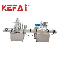 KEFAI 4 Head Automatic Liquid Beverage Drinking Water Bottle Filling Capping Machine