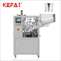 KEFAI   Automatic  Paste Filling And Sealing Machine face cream filler capper