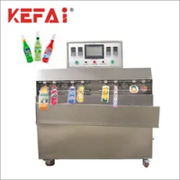 KEFAI Hot Kids drink  Bottle Shaped Pouch 8 Nozzles Filling Sealing Machine Factory Price