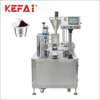 KEFAI Automatic Coffee Capsules Filling Machine Instant Cup Coffee Capsule filling And Packing Machine