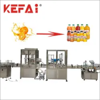 KEFAI Automatic High Productivity Fruit Juice Liquid Filling Machine Line Manufacturer