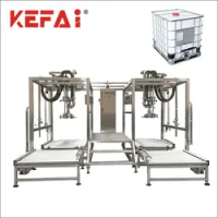 KEFAI Automatic Ton Bag Aseptic Liquid Filling Packing Machine 5-1000L IBC Filling Machine