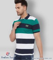 Collar Striper T-Shirts manufacturers, Suppliers, Distributors, exporters in India Punjab Ludhiana