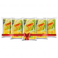 SUNPURE RICE BRAN OIL - 1L (Pack Of 5)