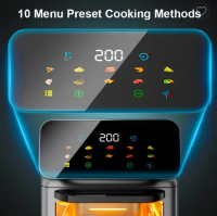 Multifunctional Household Appliance Air Fryer Oven 12l Smart Touch Screen Microwave Oven