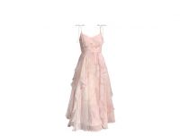 Peplum dress with halter in pink
