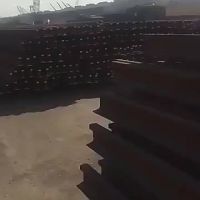 hms 1 2 Iron scraps heavy metal steel used rail scrap r50 r65 bulk shredded hms bundle steel scrap for sale