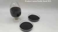 titanium ore tiO2 90.62% rutile mineral sand  min 60%  tiO2 90.62% fines powder black wholesale tiO2 min 60% titanium ilmenite