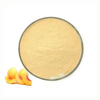 Top Quality Yellow Peach Juice Powder Water Soluble 99% Yellow Peach Fruit Powder
