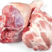 Frozen Pork Shoulder Bone in Rind on, no Foot
