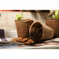 BIODEGRADABLE Coir Pot For Seedling Trees and Seeds For Our Garden