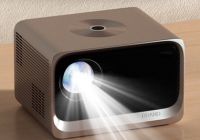 YC projector Home ultra-high definition bedroom wall projection smart home theater mobile phone projection small dormitory living room mini wireless portable micro projector