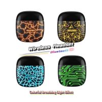 Wireless Bluetooth Earphone In-ear Bass Headphones Mini Earbuds With Colorful Breathing Light Effect