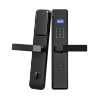 semi-automatic fingerprint lock household security door intelligent lock electronic lock lock batch Send V2Q