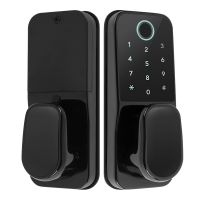 Vein recognition anti-theft intelligent door lock voice control visual intercom face recognition household fingerprint lock