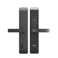 fingerprint lock password electronic lock intelligent lock large indoor intelligent door lock sliding cover anti-theft door