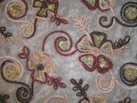 EMBROIDERY FABRIC(CORD,SPANGLE)