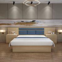 Hospitality Furniture Modern Design All Size Bedroom Set Furniture Frame Luxury Hotel Bed