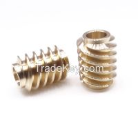 Brass Worm Gear Worm Shaft Kits Gasket 304 stainless steel external th