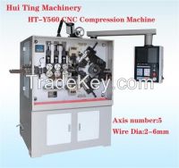 Ht-y560 Cnc Spring Compression Machine Wire Dia 2.0-6.0 Mm Spring Coil
