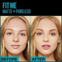 Maybelline Fit Me Matte + Poreless Liquid Foundation Makeup, Natural Beige, 1 Fl; Oz; Oil-free Foundation