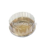 Disposable Gold Plastic Transparent Clear Food Container Cake Box