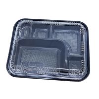 Black Plastuc Packaging Food Container