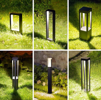 Led Lawn Lamp Landscape Lamp Pillar Garden Decoration Light Outdoor Ground Lamp For Street Path