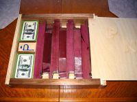 Pegs and Jokers - Purpleheart 1" - 8 boards & case