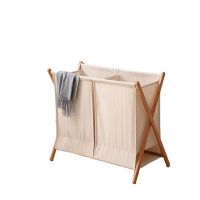Wooden Laundry Basket Hampers for Laundry Hamper with Handles Foldable Hamper Easily Transport