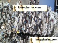 HDPE milk bottle scrap for sale at Ivory Phar Inc