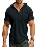 Short sleeve hoodie