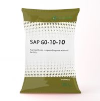 Compound organic-mineral pelleted fertilizer SAP G0-10-10