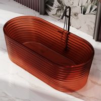 China Luxury Fluted Transparent Tubs Wholesale | Monblari