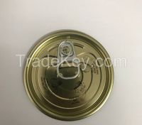 Oem Canned 307 Tinplate Lid Maker Easy Open Ends Tin Lids With Customized Color Printin