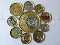 Oem Canned 307 Tinplate Lid Maker Easy Open Ends Tin Lids With Customized Color Printin