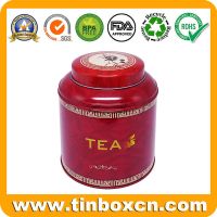 Round Tea Tin Box