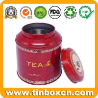 Round Tea Tin Box