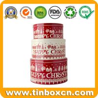 Large christmas storage cake tins BRT-1801