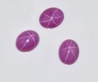 wholesale price 3A pink color star ruby sapphire synthetic corundum stone price for jewelry