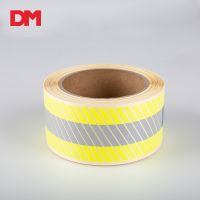 Fluo-yellow/orange Segmented Flame Retardant Warning Tape