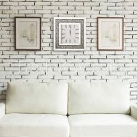 mirror clock with diamand